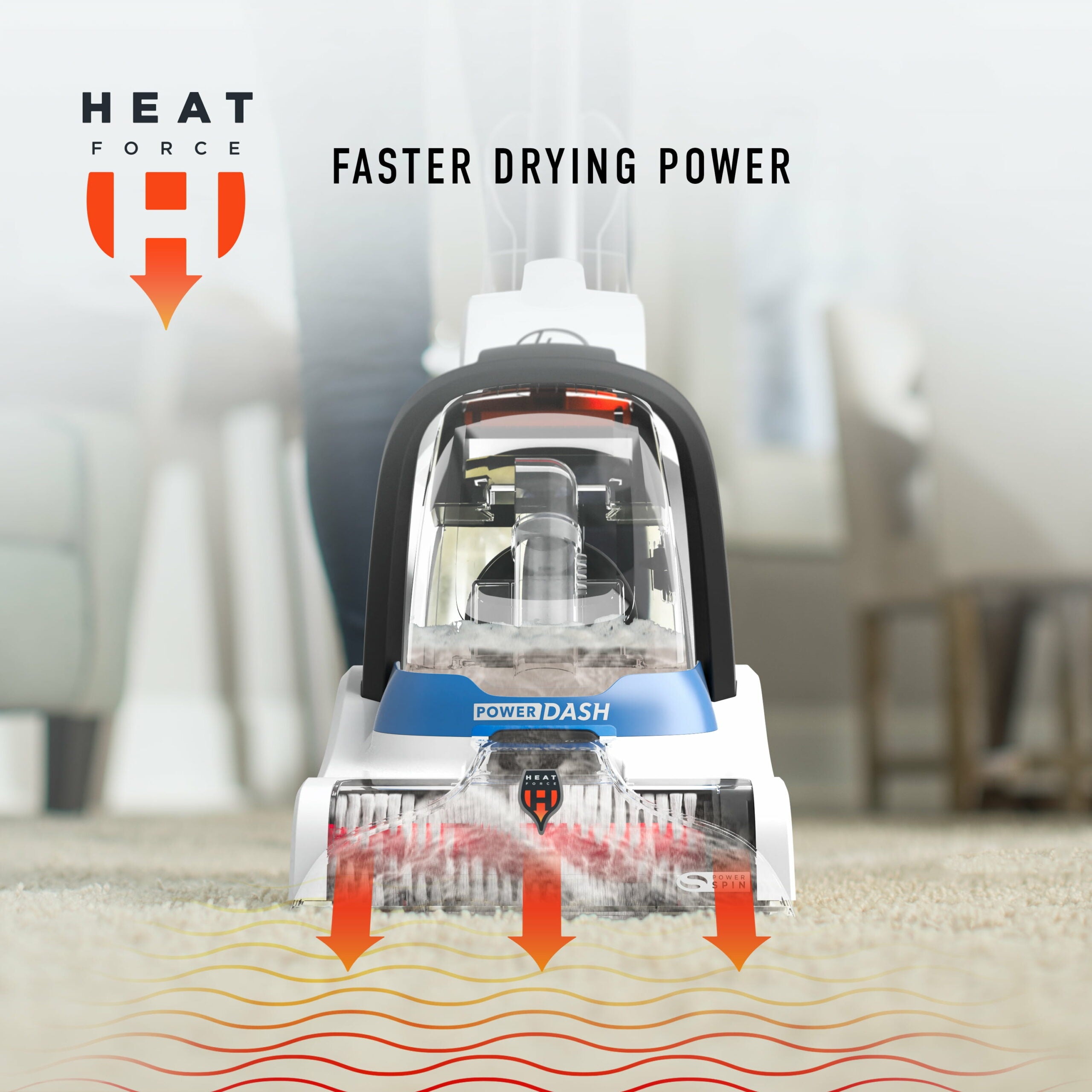 Hoover PowerDash Pet Carpet Cleaner FH50710CN, Compact Lightweight with HeatForce & PowerSpin Brush pinegardens