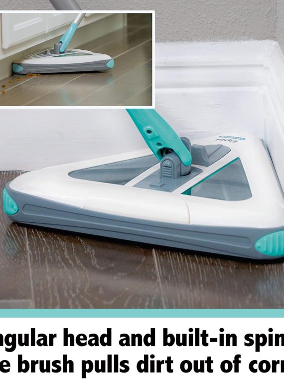 2025 Zippi Sweeper Max- Powerful and Lightweight Sweeper  Perfect for Carpet Hardwood and Tile  Triangular Design Allows for Sweeping in Corners  1000 mAh Rechargeable Battery mysite