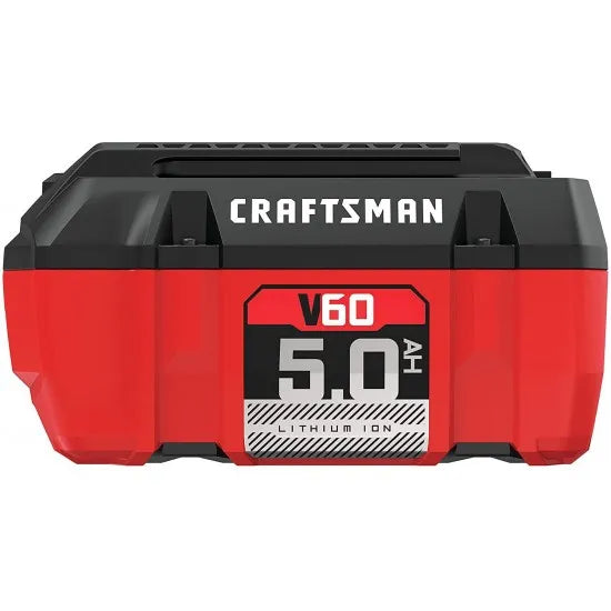 CRAFTSMAN V60 5.0Ah Lithium Ion Battery with LED Indicator, No Memory Effect, 4-Year Warranty pinegardens