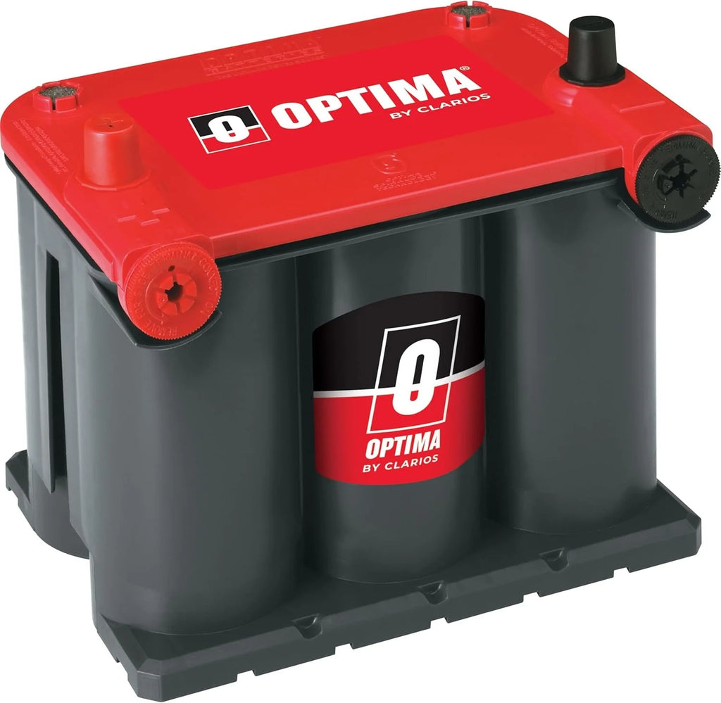 OPTIMA RedTop AGM starter battery, 720 CCA, dual terminals pinegardens