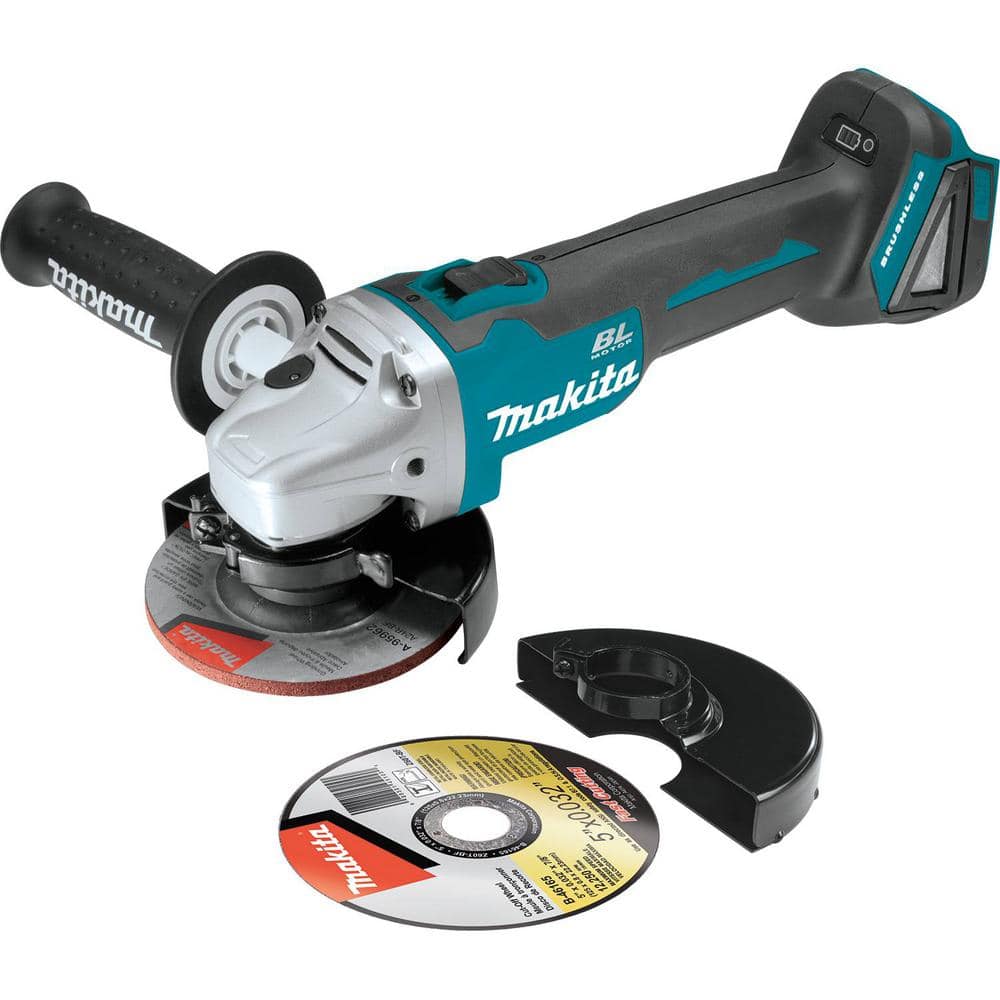 18-Volt LXT Battery and Rapid Optimum Charger Starter Pack (5.0Ah) with bonus 18V LXT Brushless Cut-Off/Angle Grinder BL1850BDC2XAG04 pinegardens