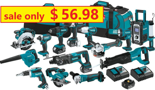 15 Tool Combination Kit With Charger pinegardens