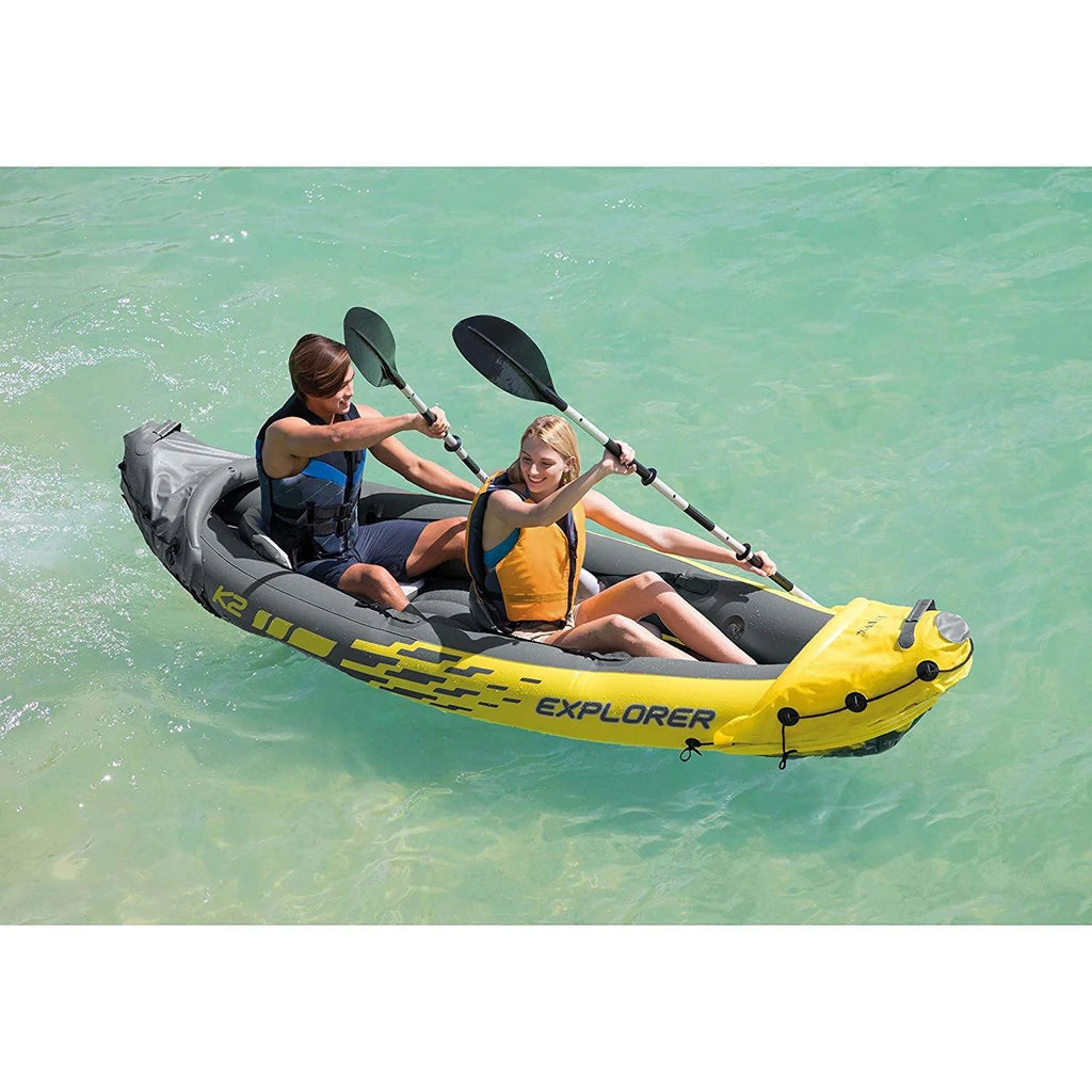 Intex Explorer K2 2 Person Inflatable Kayak Set mysite
