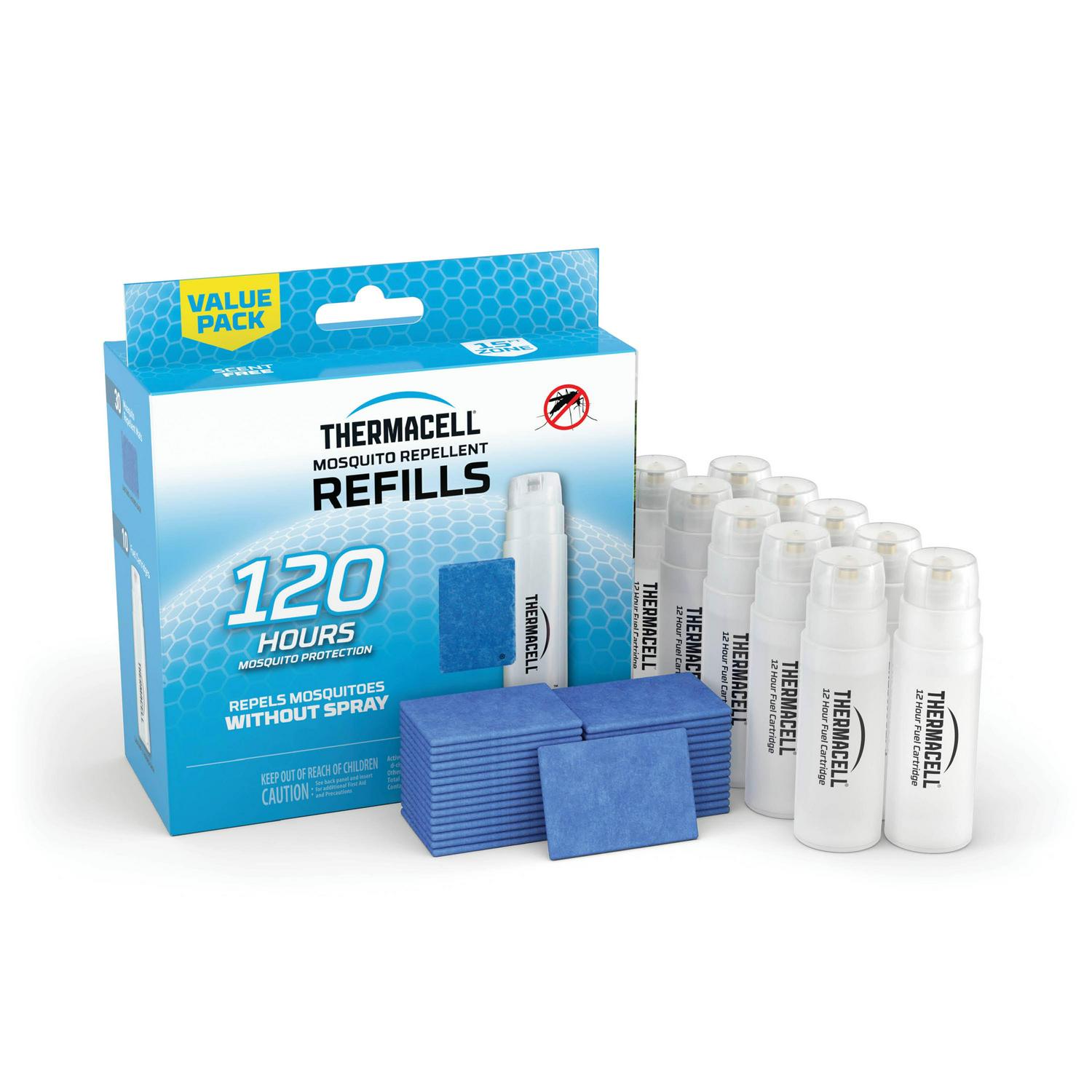 2025 Thermacell Mosquito Repellent Refills with 120-Hour Mosquito Protection, 10 Pack pinegardens