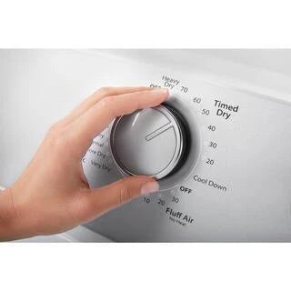 Whirlpool 7.0 cu. ft. electric clothes dryer, AutoDry™ system, Wrinkle Shield™, white (2025 model year) pinegardens