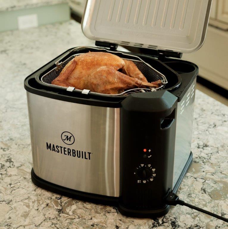 Masterbuilt 10 Liter XL Electric Fryer, Boiler, Steamer in Silver pinegardens