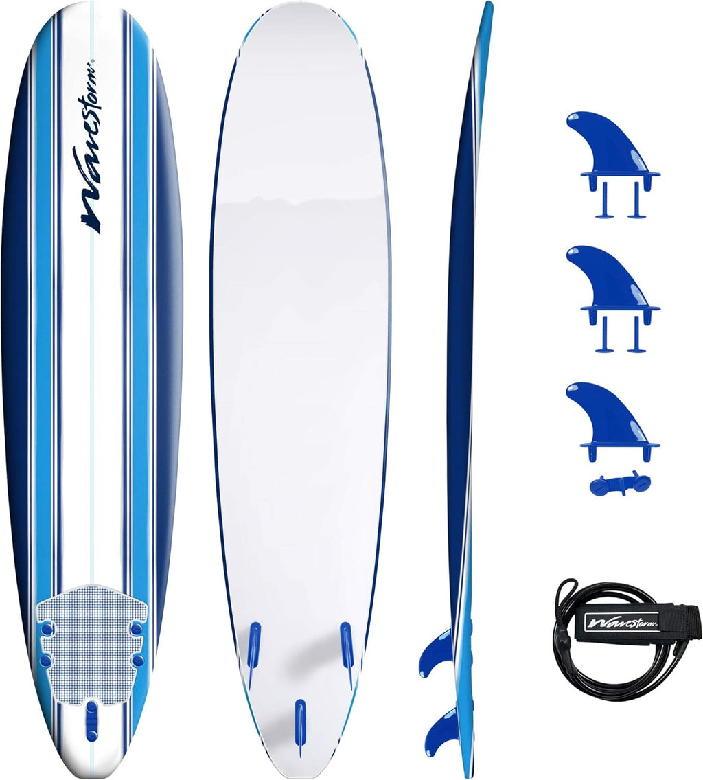 2025 Wavestorm 8ft Classic Longboard Surfboard pinegardens