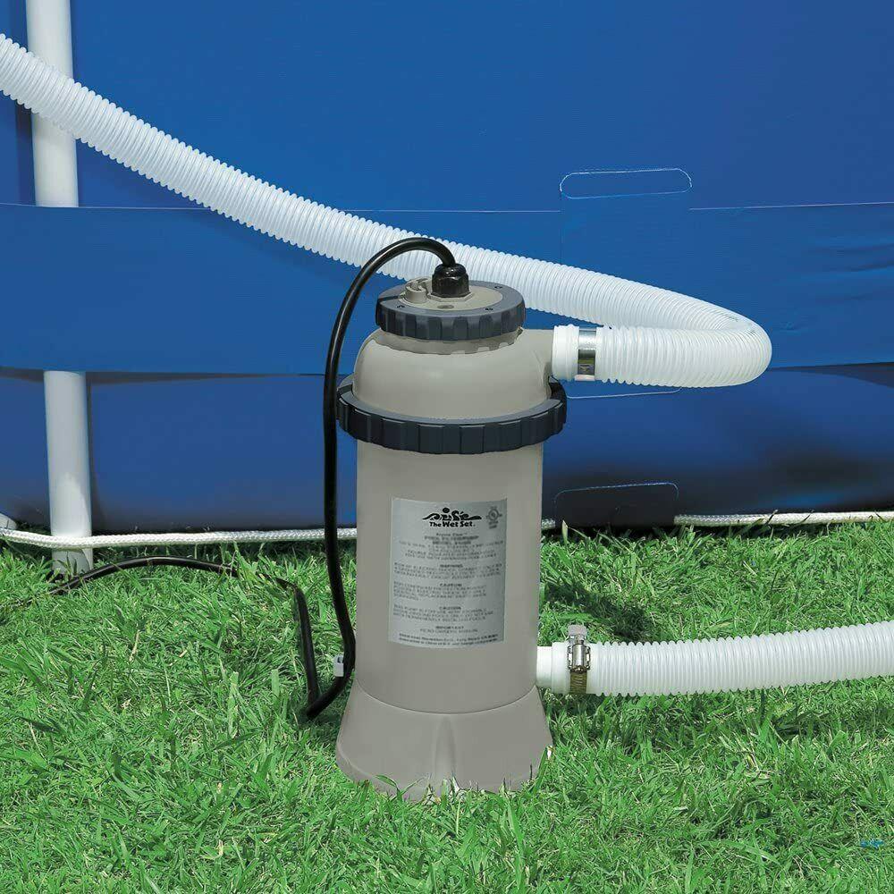 Intex 28684 Electric Pool Heater, 3000W, for Above Ground Pools up to 179 7/8in, Auto Shut-off mysite