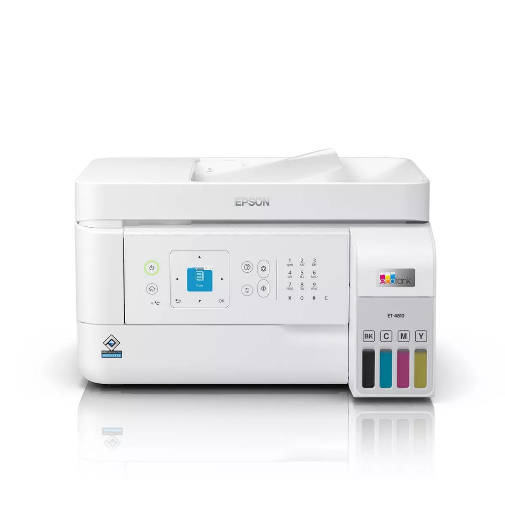Epson EcoTank ET-4810 All-in-One Color Inkjet Printer Scanner Copier – White pinegardens