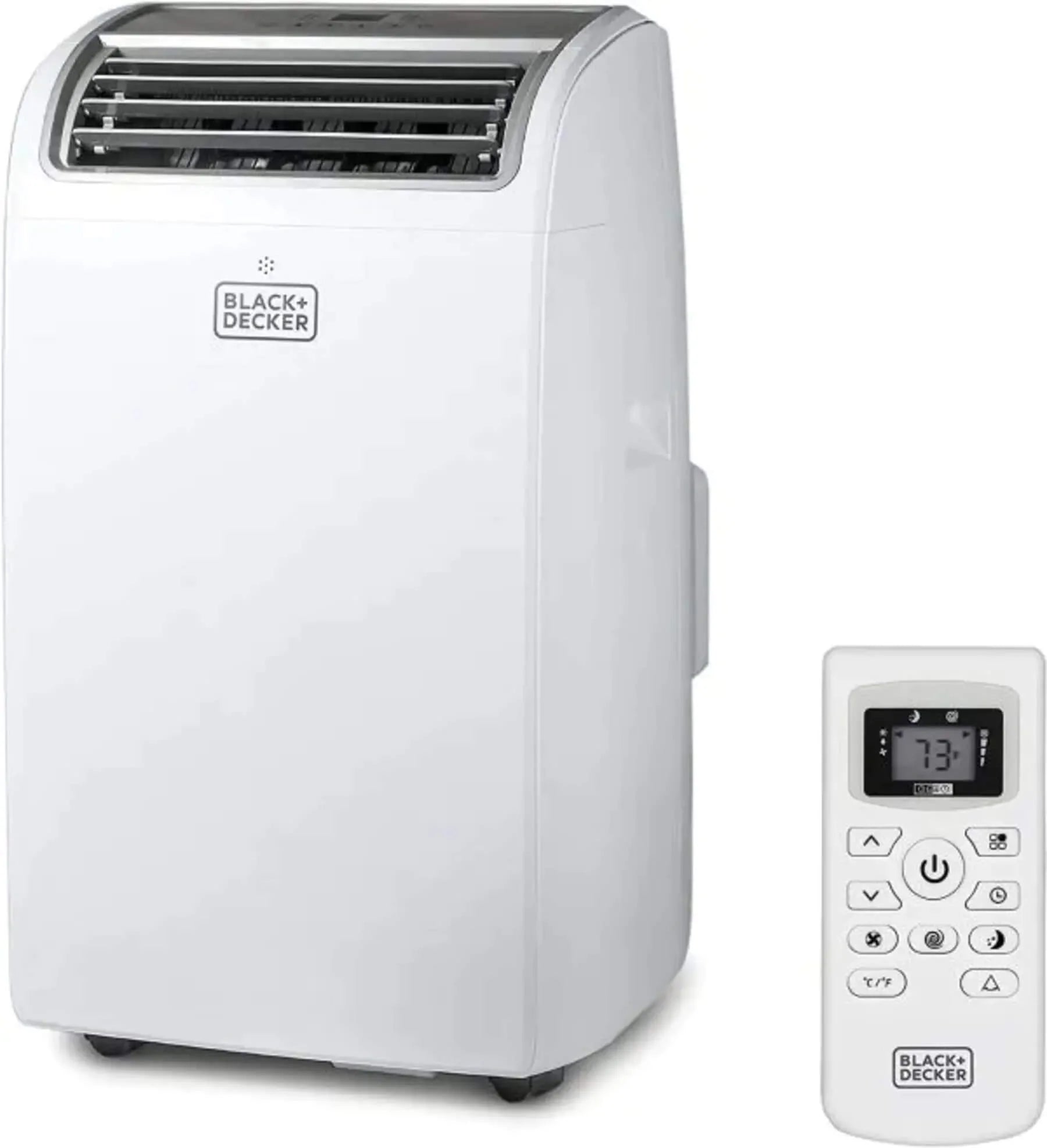 BLACK+DECKER Air Conditioner, 14,000 BTU Air Conditioner Portable for Room up to 700 Sq. Ft. with Remote Control, White pinegardens