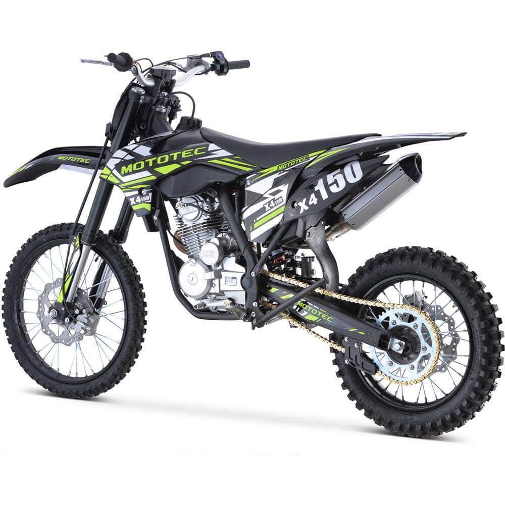 MotoTec X5 250cc 4-Stroke Gas Dirt Bike Black mysite