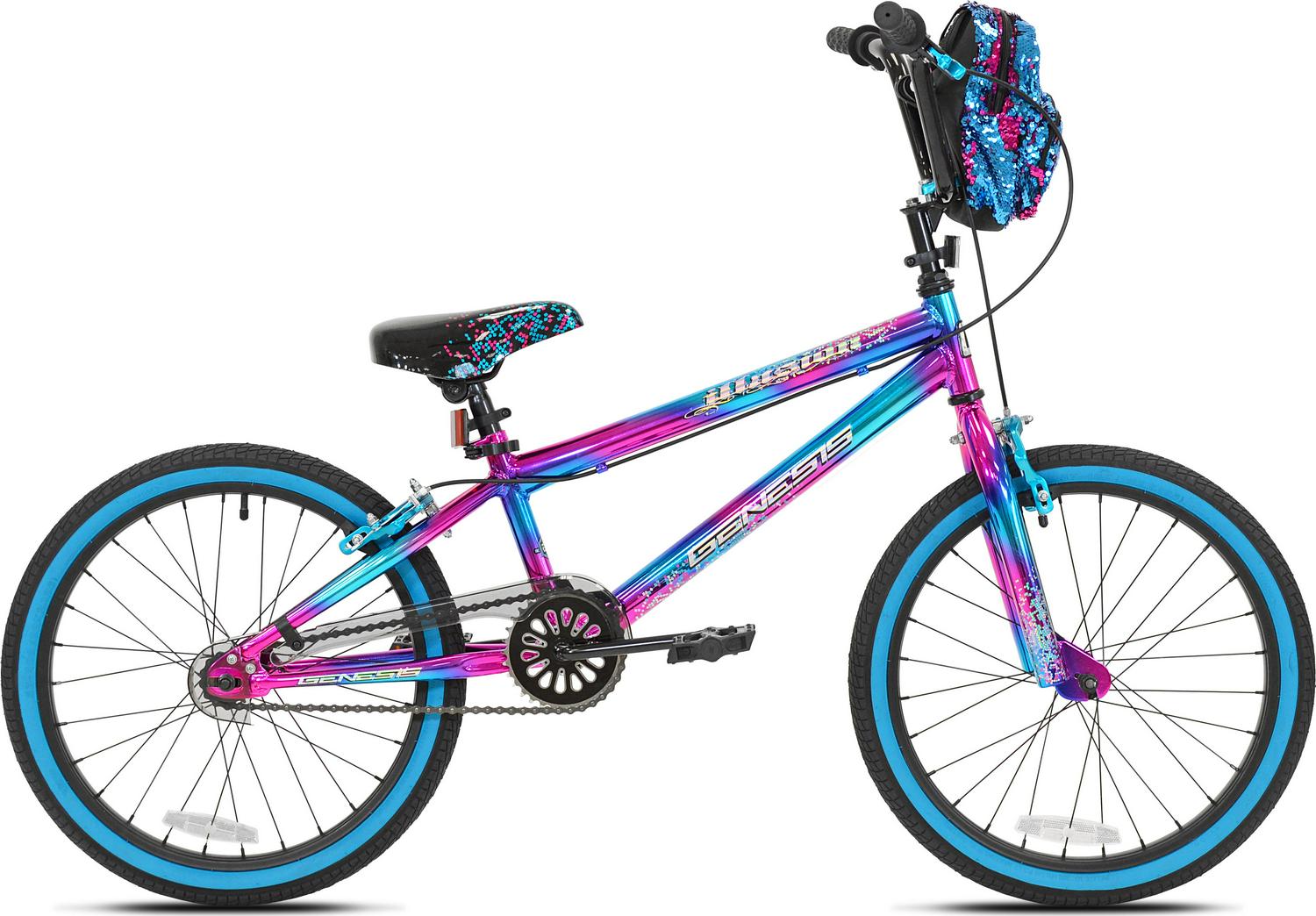 Genesis 20 Illusion Girls Bike, Blue/Purple mysite