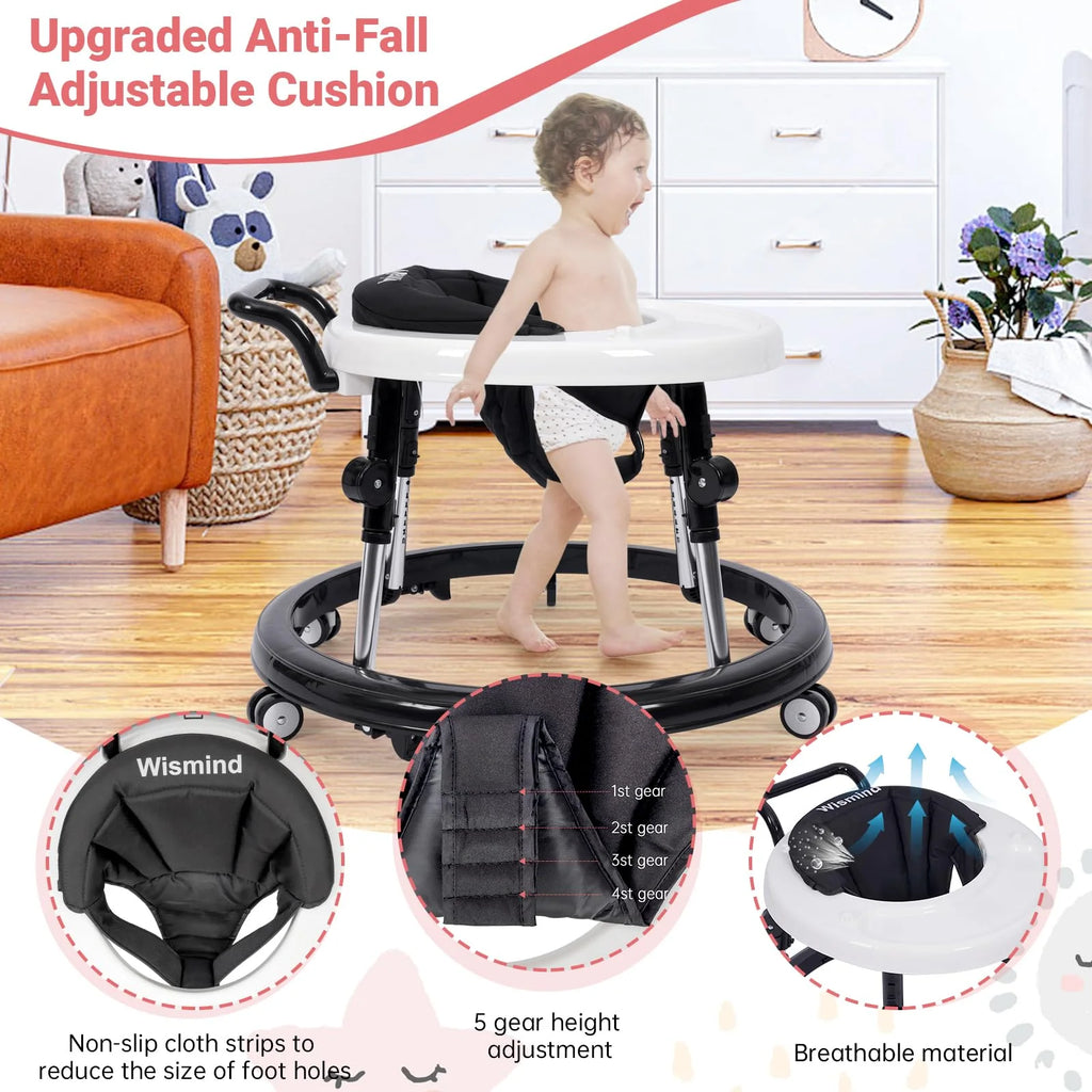 Wismind Foldable Music and Lights Baby Walker pinegardens