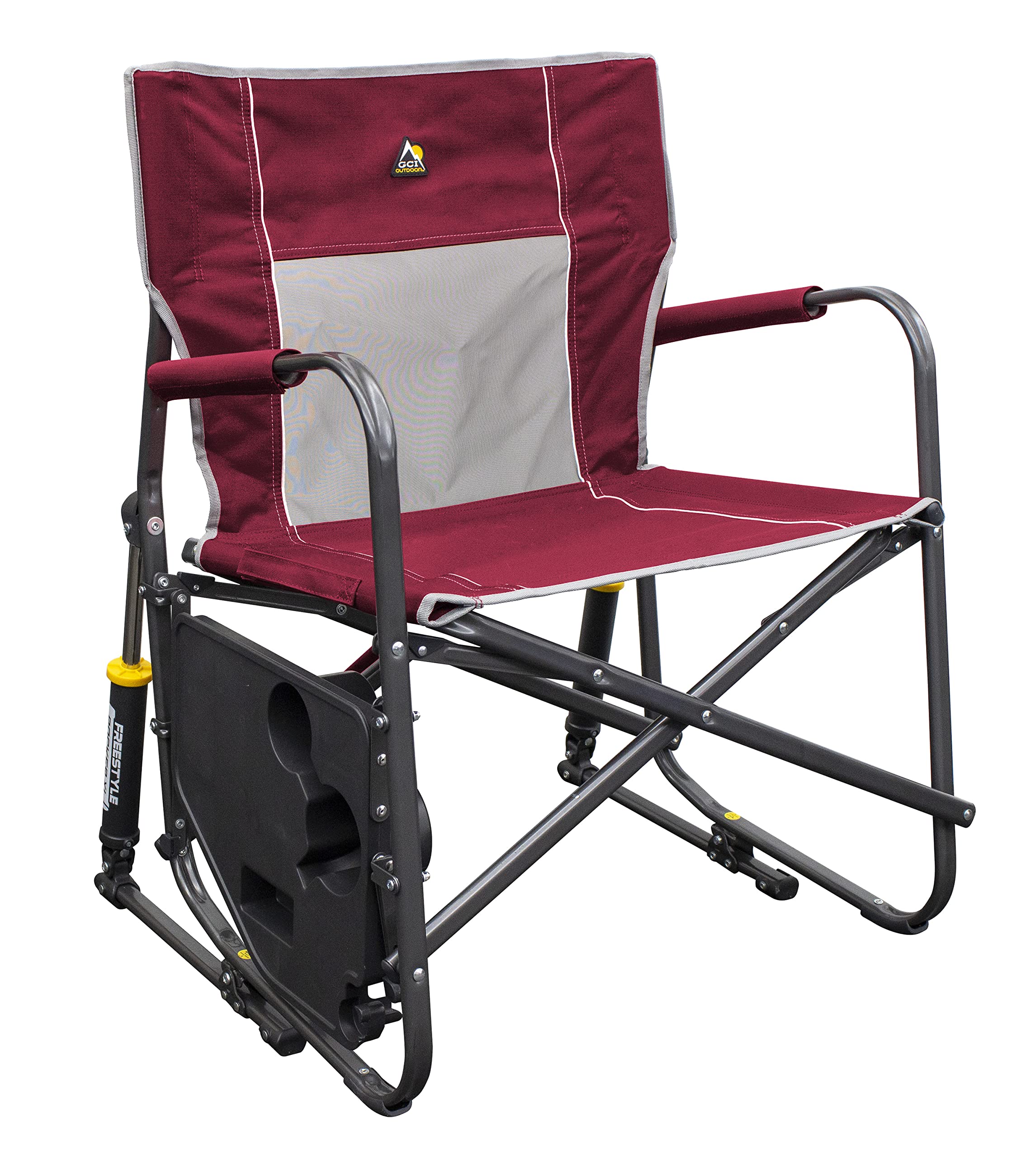 GCI Outdoor Freestyle Rocker XL Portable Folding Rocking Chair pinegardens