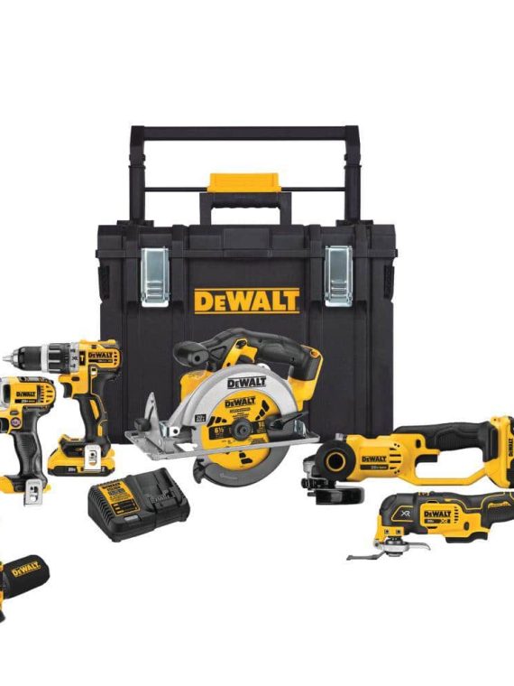DEWALT 20V MAX Cordless 7 Tool Combo Kit with TOUGHSYSTEM Case, (1) 20V 4.0Ah Battery and (2) 20V 2.0Ah Batteries DCKTS781D2M1 pinegardens