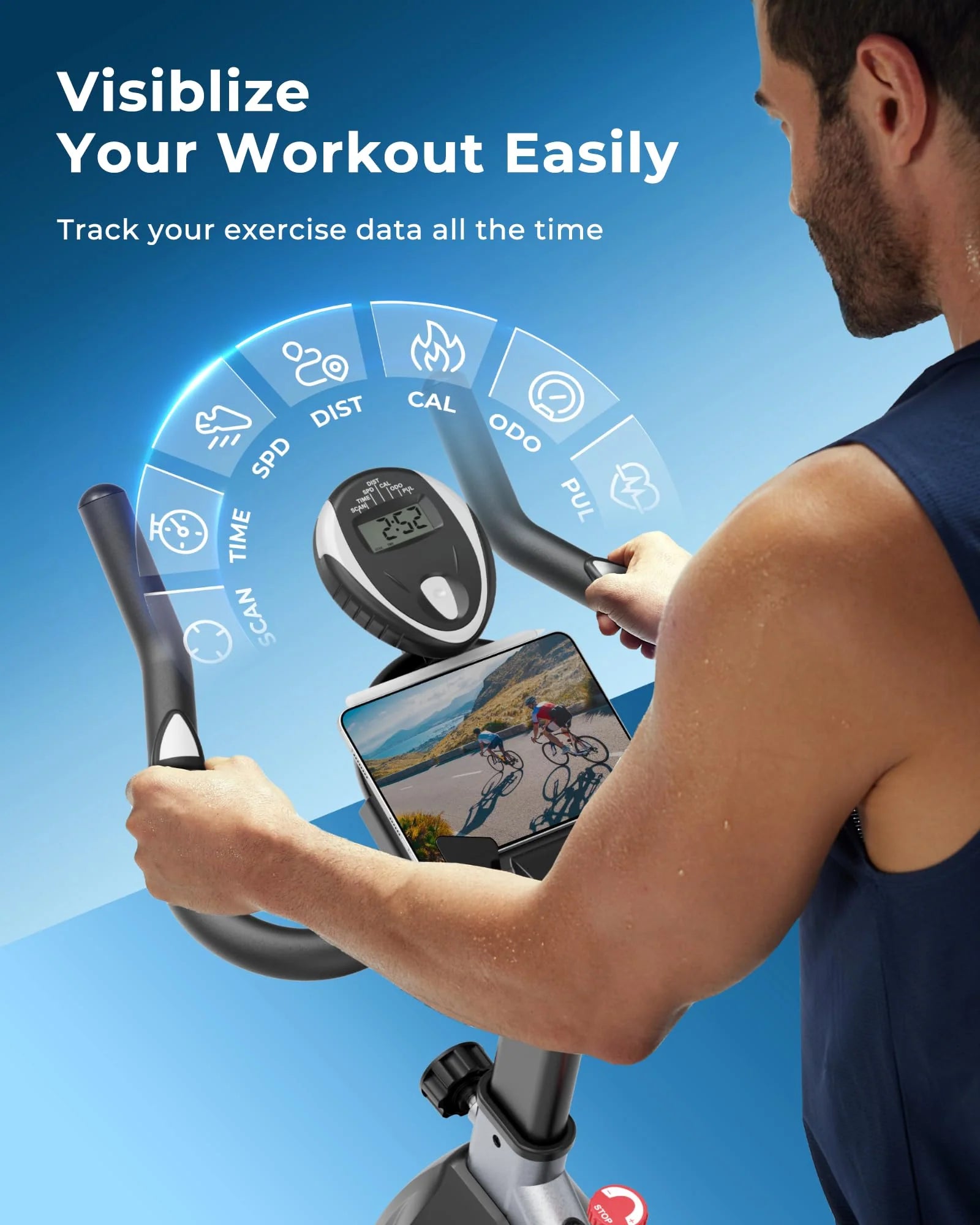 YOSUDA Indoor Cycling Bike Stationary Bike pinegardens