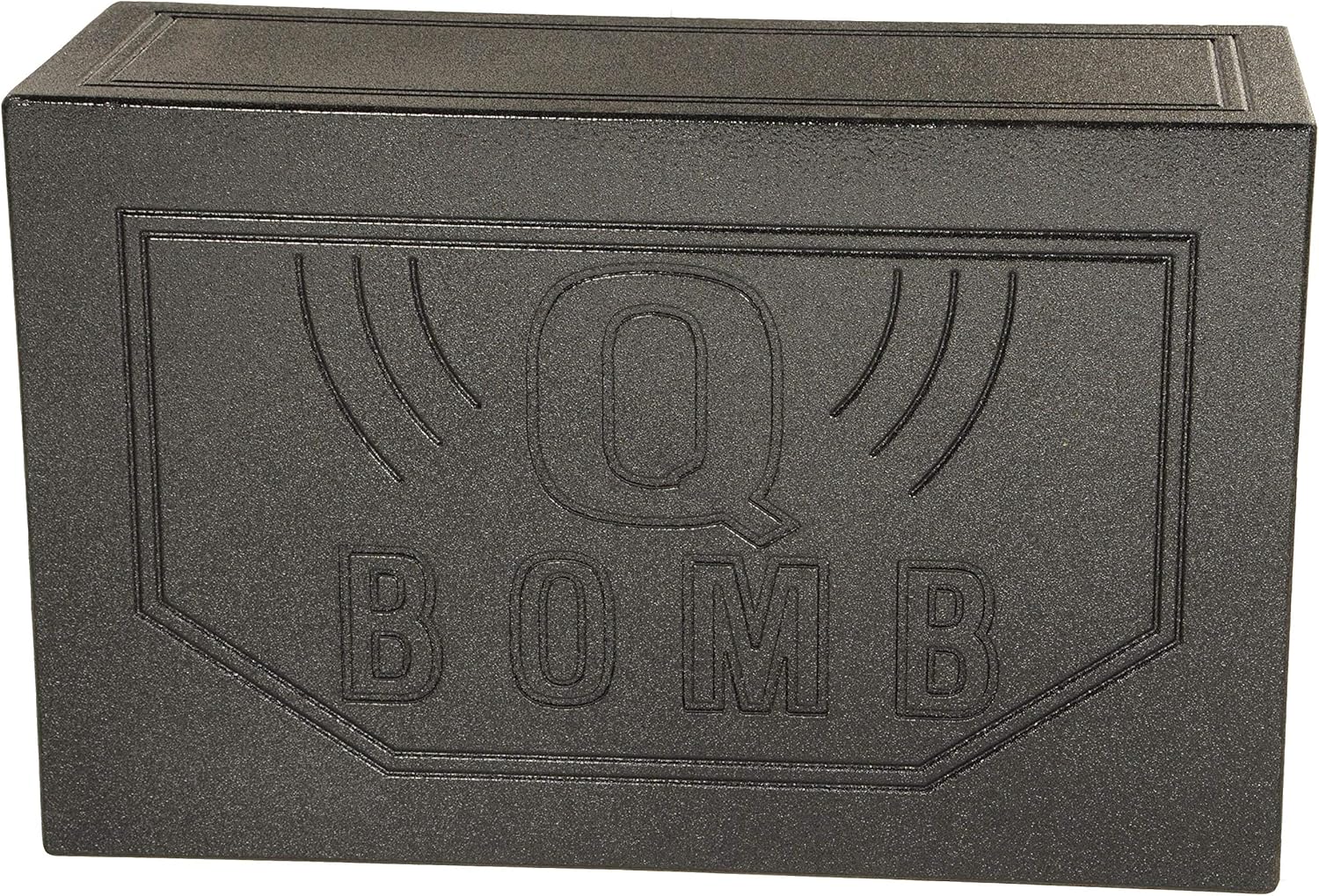 QPower QBOMB12VL Dual 12′′ Vented Subwoofer Box – Durable MDF, Black Rhino Liner Finish pinegardens