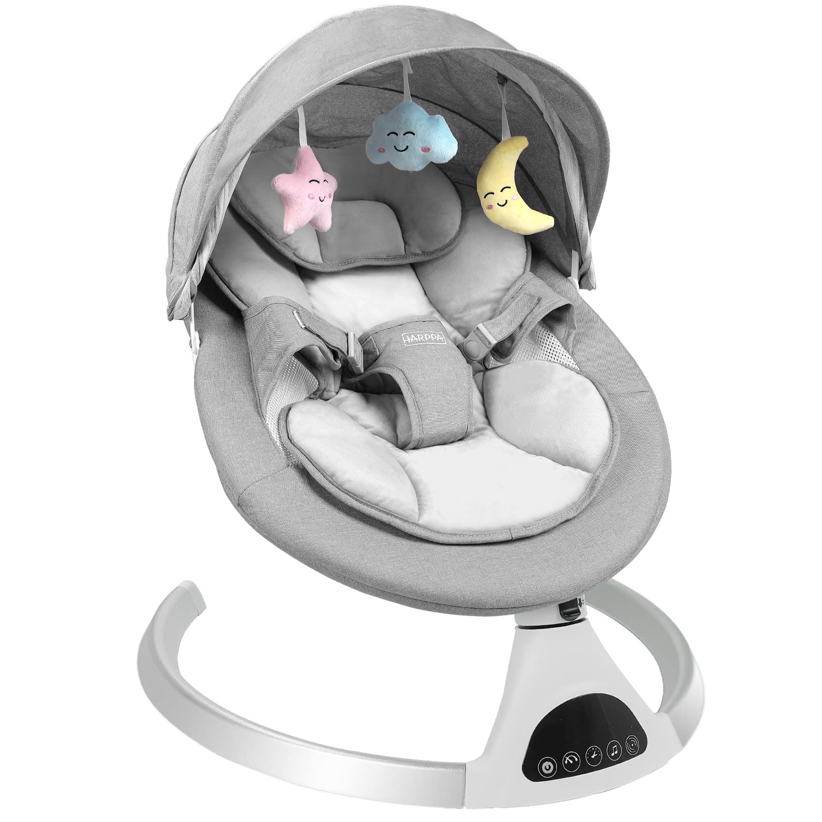 HARPPA Electric Baby Swing for Infants to Toddler with 5 Speed mysite