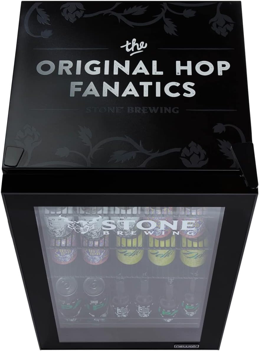 Beverage Refrigerator Cooler | 126 Cans Free Standing with Right Hinge Glass Door | Mini Fridge Beverage Organizer Perfect For Beer, Wine, Soda, And Cooler Drinks mysite