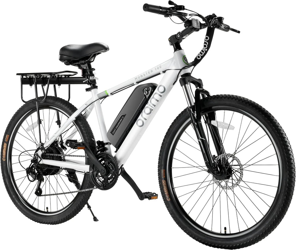 Adult Electric Bike, 350W BAFANG Motor (500W Peak), 4A 3H Fast Charging, 468Wh Li-Ion Battery, 21 Speed Gears, Air Saddle, 45 Miles 20 MPH 26" Mountain Bike Electric Bike, ANSI/CAN/UL2849 Compliant pinegardens