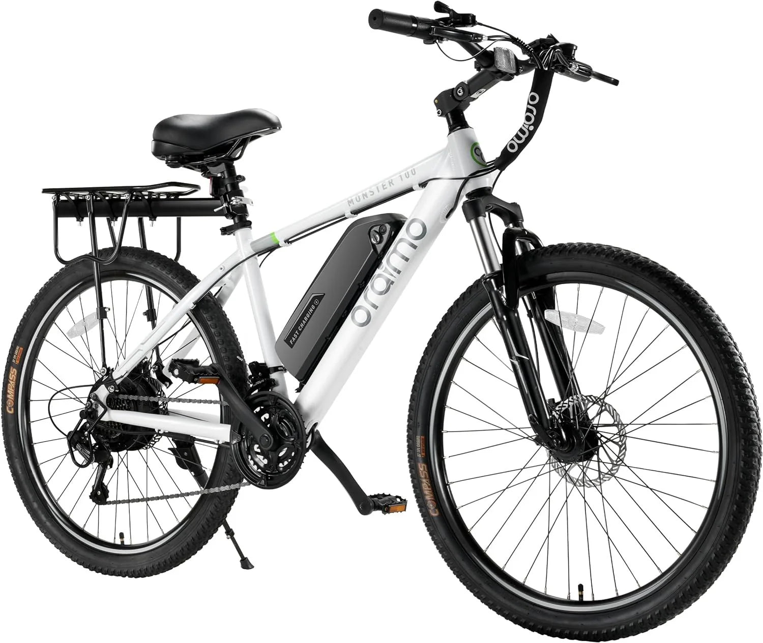Adult Electric Bike, 350W BAFANG Motor (500W Peak), 4A 3H Fast Charging, 468Wh Li-Ion Battery, 21 Speed Gears, Air Saddle, 45 Miles 20 MPH 26" Mountain Bike Electric Bike, ANSI/CAN/UL2849 Compliant pinegardens