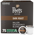 Peet’s Coffee Major Dickason’s Blend Dark Roast K-Cup Pods, 75 Count, Compatible with Keurig Brewers pinegardens