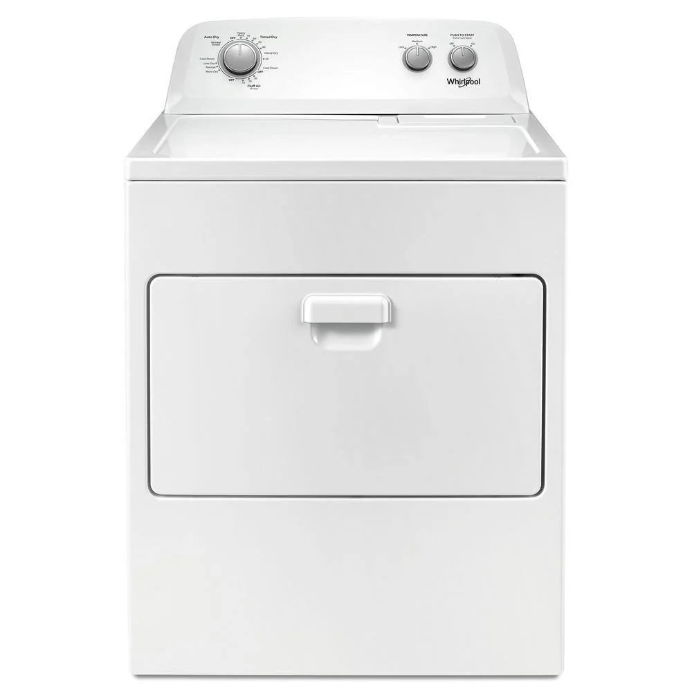 Whirlpool 7.0 cu. ft. electric clothes dryer, AutoDry™ system, Wrinkle Shield™, white (2025 model year) pinegardens