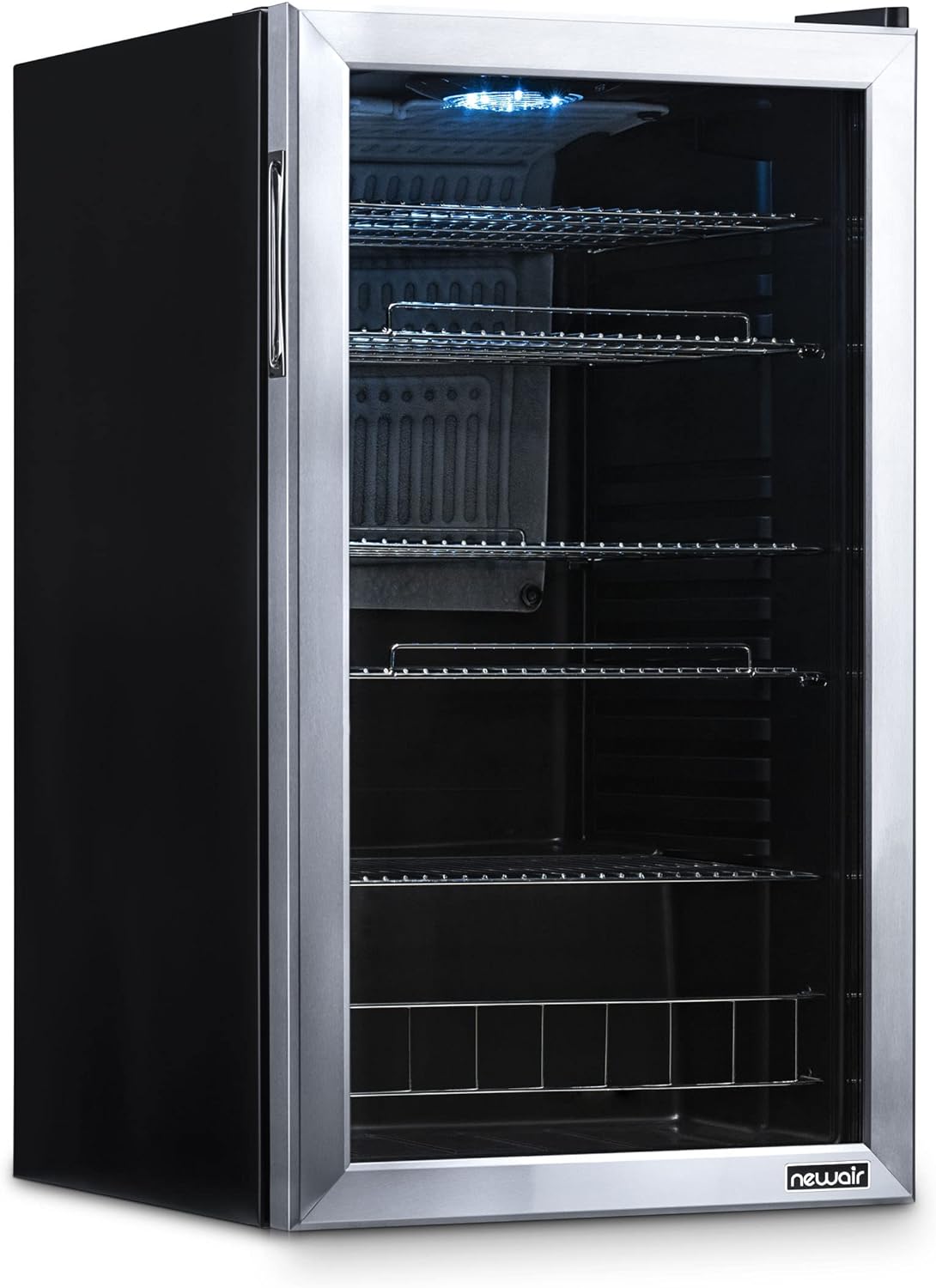 Beverage Refrigerator Cooler | 126 Cans Free Standing with Right Hinge Glass Door | Mini Fridge Beverage Organizer Perfect For Beer, Wine, Soda, And Cooler Drinks mysite